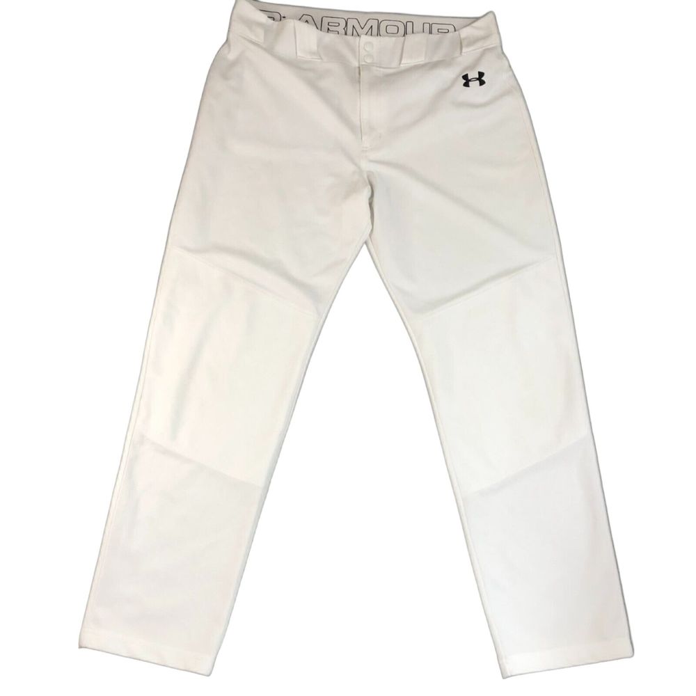 Under Armour Pant Men XL White Sportswear Vapor Swoosh Baseball Softball Knicker